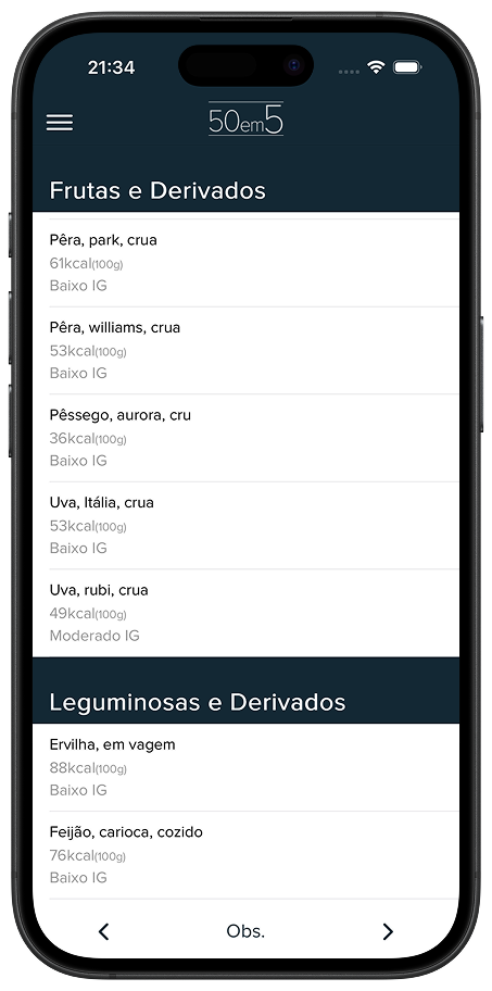 Tela 03 de aplicativo 50em5